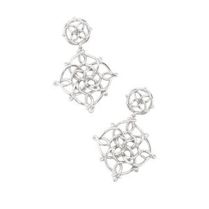 Kendra Scott Kelly Silver Earrings
